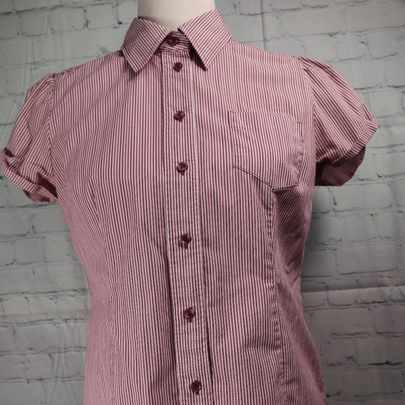 New York & Company Button Down Shirt with Sweater - Being Sold as a Set, Size M - Picture 4 of 7